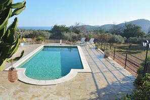 Indoor pool - Villa Miquela Charming house with ocean view (IB)