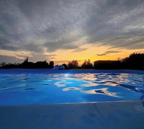 House, 3 Bedrooms, Patio | Pool | Outdoor pool - Domek nr 1 "błękitne Wzgórze" (gmina Brzuze)