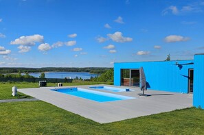 House, 3 Bedrooms, Patio | Pool | Outdoor pool - Domek nr 1 "błękitne Wzgórze" (gmina Brzuze)