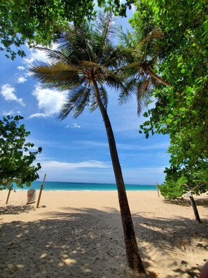 Beach nearby, sun-loungers - Papi's Tropical Pool Paradise (San Juan)