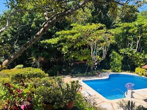 Pool - Dream vacation home in the tropical jungle with pool, 4 rooms & private beach access (Teotepeque)
