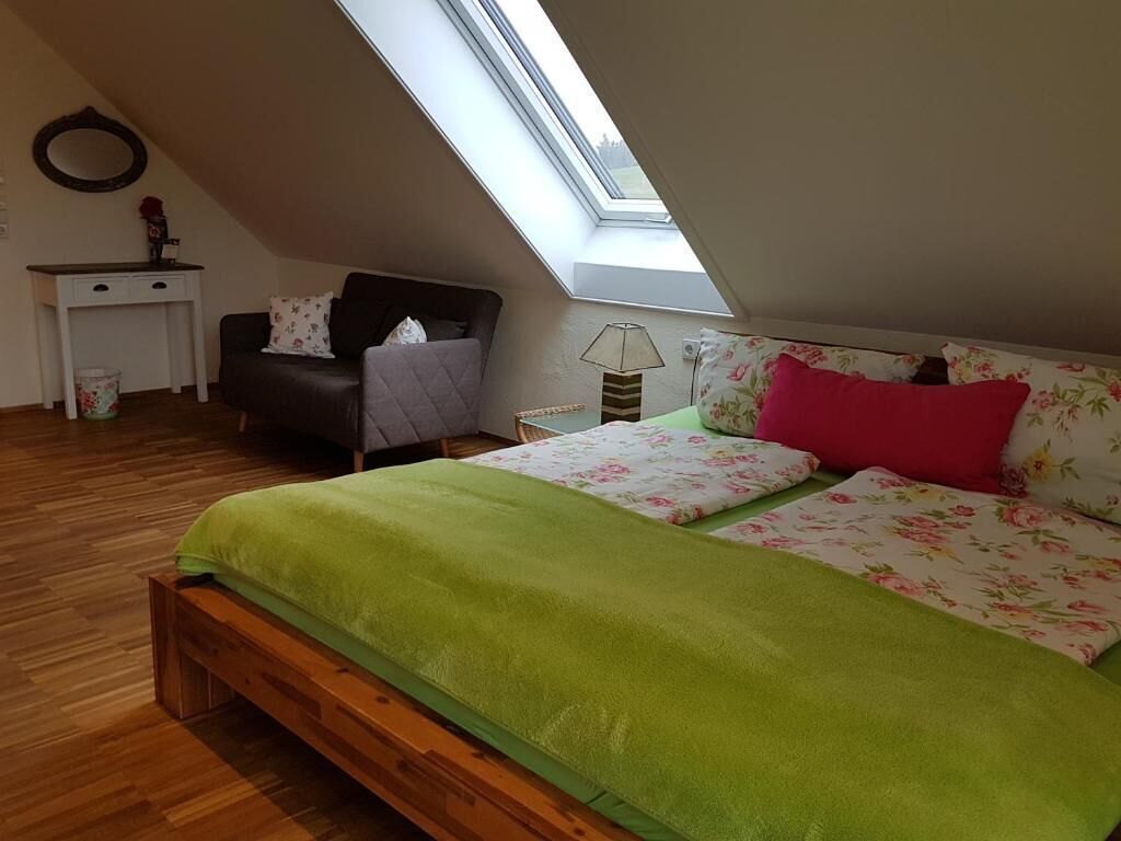 디럭스룸, 발코니, 정원 전망