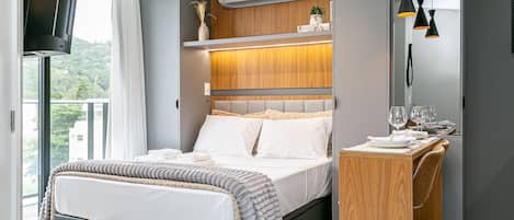 1 bedroom, iron/ironing board, Internet, bed sheets