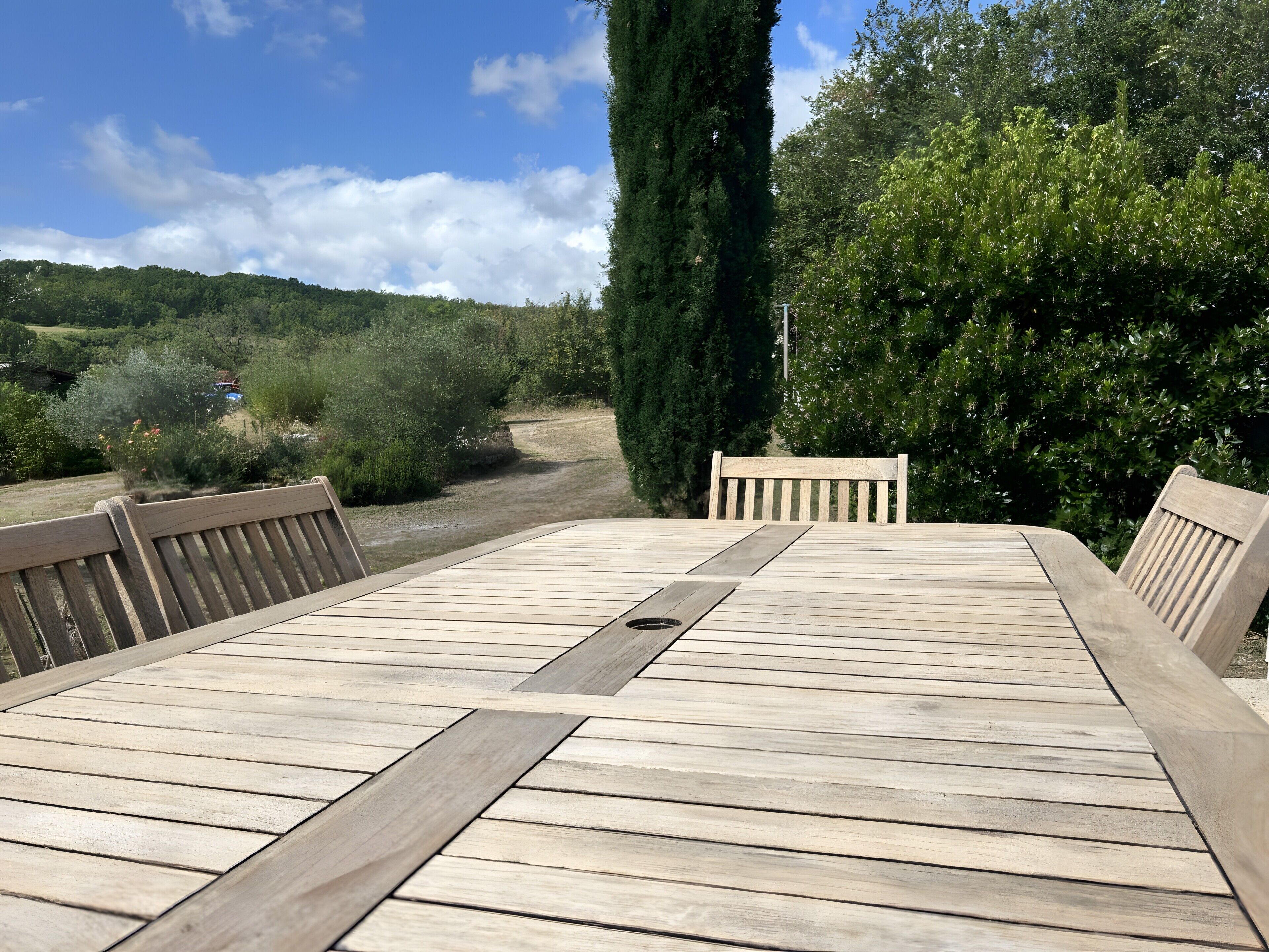 Udendørs spisemuligheder