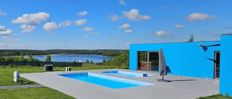 Maison, 3 chambres, patio | Piscine