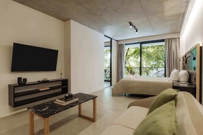 1 slaapkamer, een strijkplank/strijkijzer, wifi, beddengoed