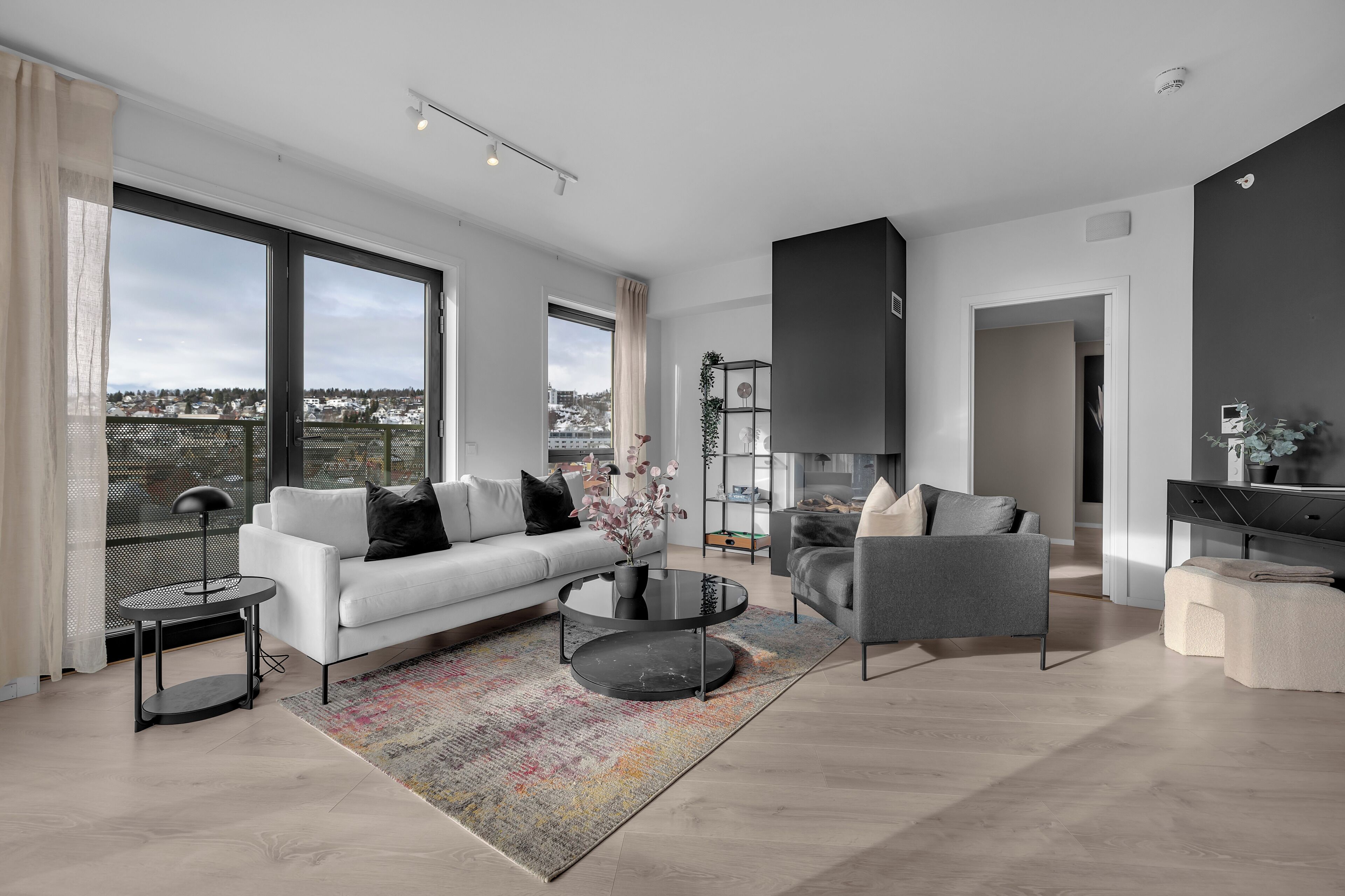 Premium Apartment, Partial Ocean View | Living area