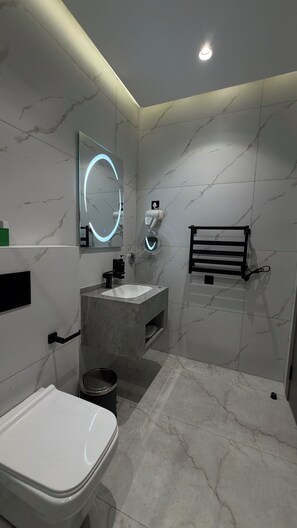 Departamento, 1 habitación, con acceso para personas discapacitadas, para fumadores | Baño