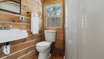 Douche, serviettes fournies