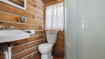 Douche, serviettes fournies