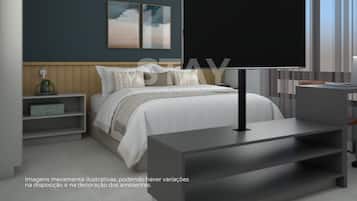 Deluxe appartement, kitchenette, uitzicht op de stad