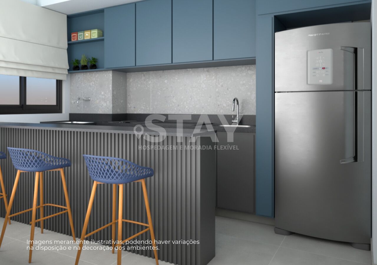 Leilighet – deluxe, tekjøkken, byutsikt | Eget kjøkken