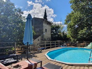 Pool - Eco-friendly Gîte with Private Pool, Terrace and Wi-Fi in Autignac (Autignac)