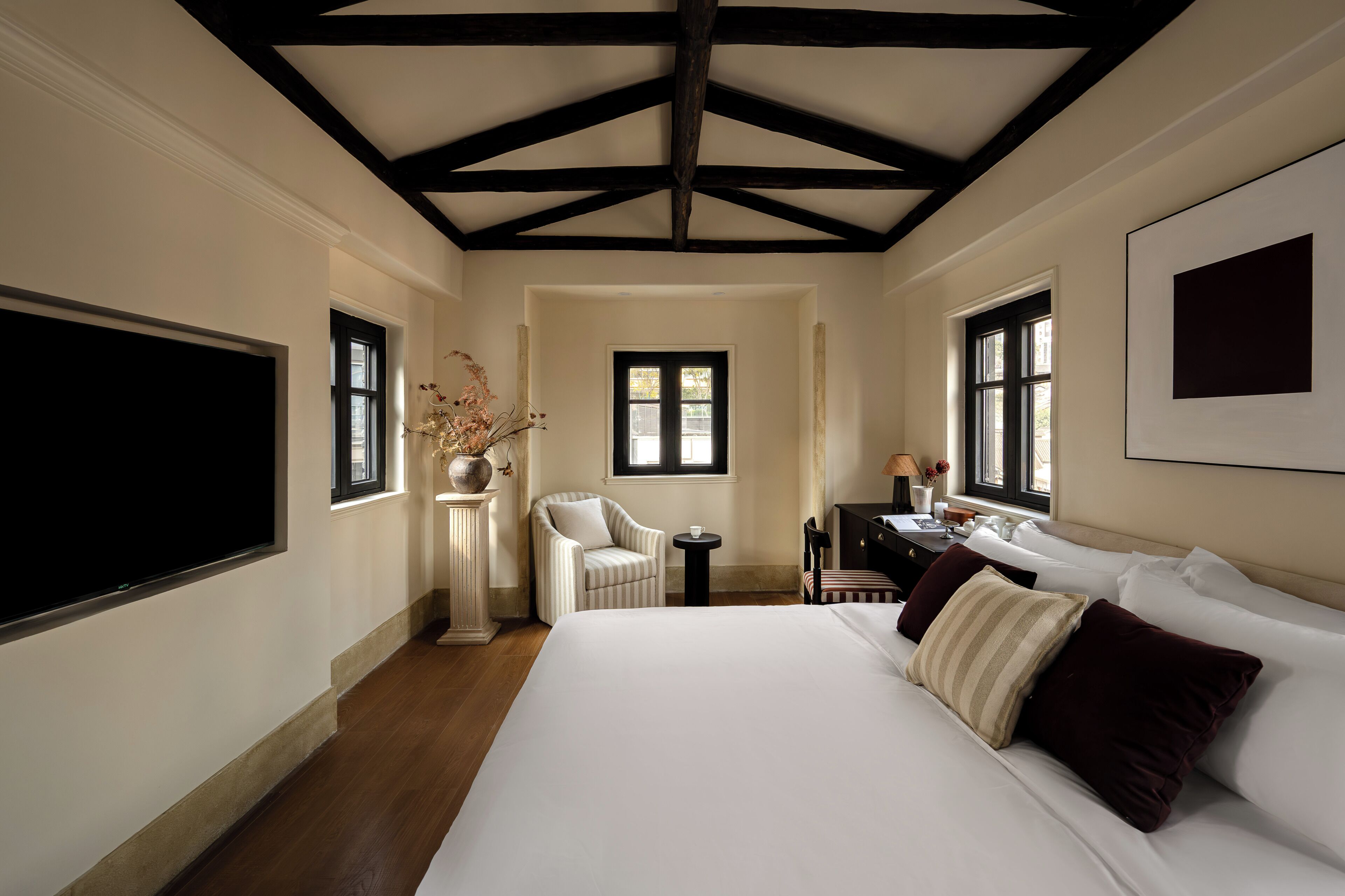 浪漫雙人房, 獨立浴室, 城市景觀