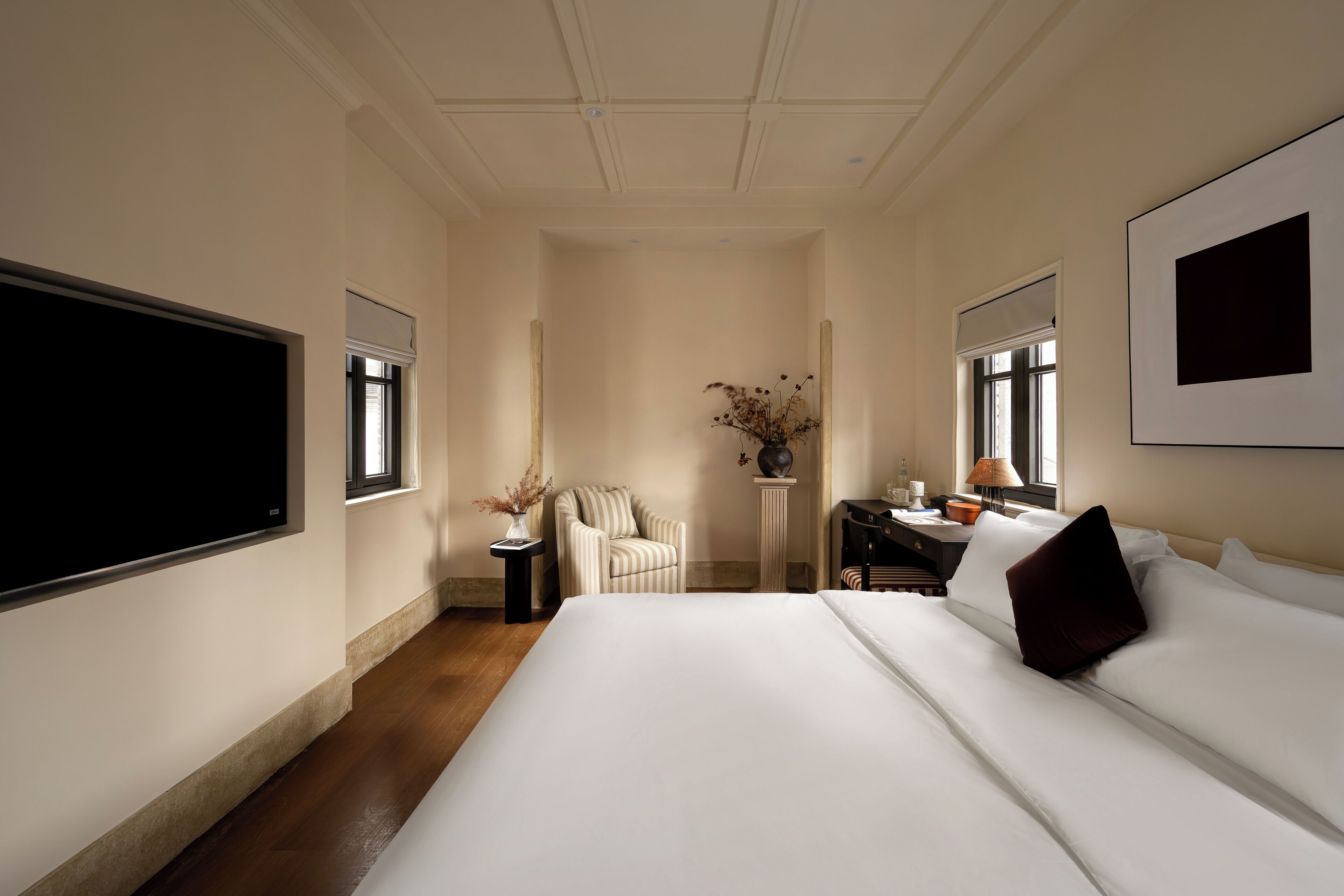 時尚雙人房, 私人浴室, 城市景觀