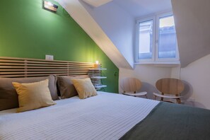 1 quarto, roupa de cama