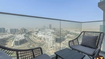 Luxury Apartment, Balcony, City View | Balcony view
