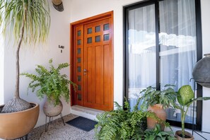 Apartamento básico | Detalhe da fachada