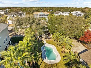 Exterior - Private Pool, 2 Min Walk to Beach, Isle of Palms Luxury Retreat (Isle of Palms)