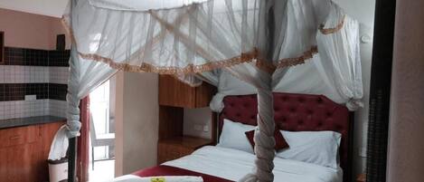 Deluxe dubbelrum - utsikt mot staden