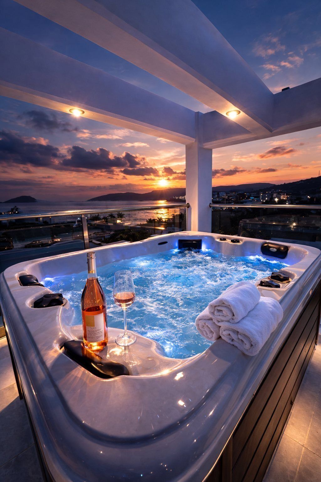 Bain à remous extérieur