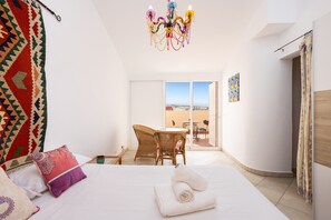 2 bedrooms, iron/ironing board, free WiFi, bed sheets - Nice duplex with sea views & terrace in Alcalá (Guía de Isora)