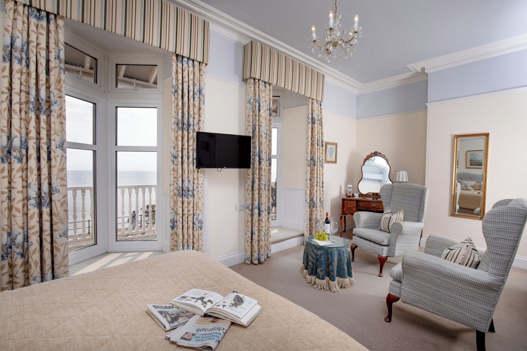 Deluxe Double Room, Balcony, Sea View