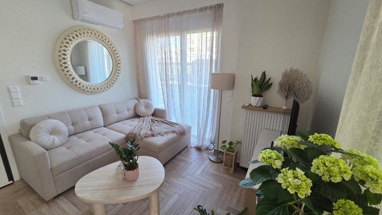 Deluxe-Apartment, Gartenblick | Wohnzimmer