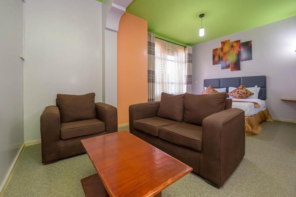 Chambre Deluxe double, patio, vue sur le jardin | Intérieur