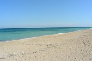 On the beach