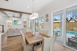 Dining - Palm Beach Luxe Home | Pool, Golf Cart | Beachwalk (Panama City Beach)