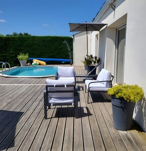 Pool - Holiday Home 'Maison Campagne Avec Piscine Et Spa' with Private Pool, Wi-Fi and Air Conditioning (La Salvetat-Belmontet)