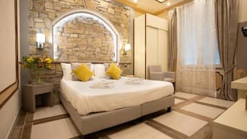 Quarto casal ou duplo standard, vista para a cidade