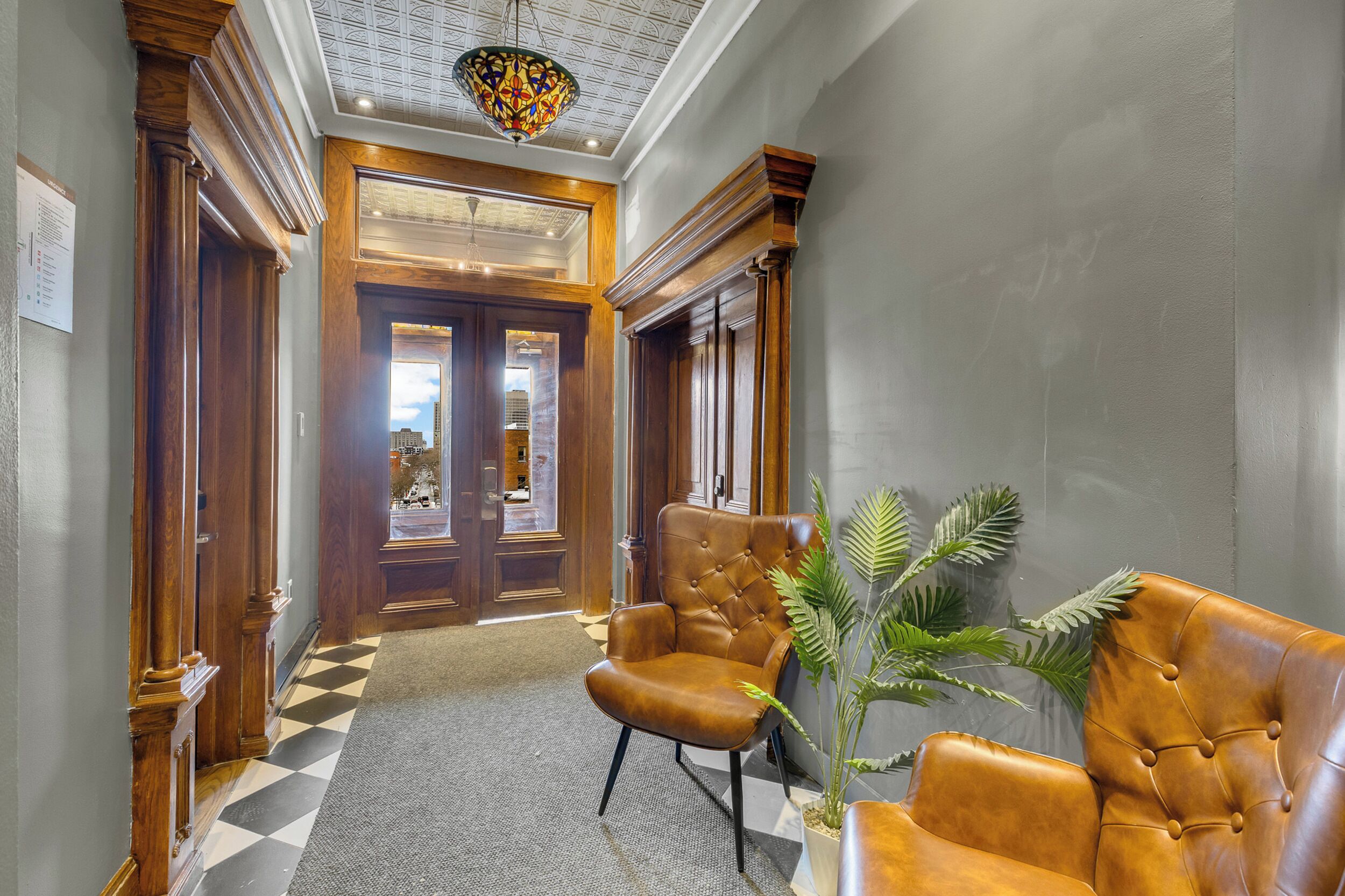 Khu tiếp khách ở sảnh