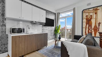 Quarto presidencial, sacada, vista para a cidade | Área de estar