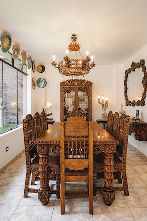 Dining - Casa Solaya : Villa with garden, sun and nature : Chaclacayo (Lurigancho-Chosica)