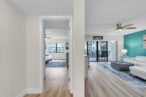 Condo, Multiple Beds (Golden Shores #210) | Living area - Golden Shores #210 (Indian Shores)