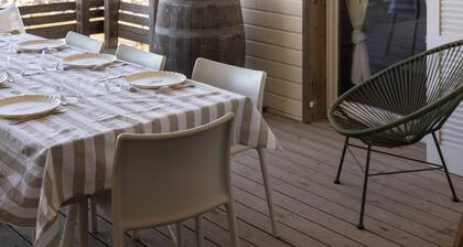 Chalet 1st row - Sea view terrace