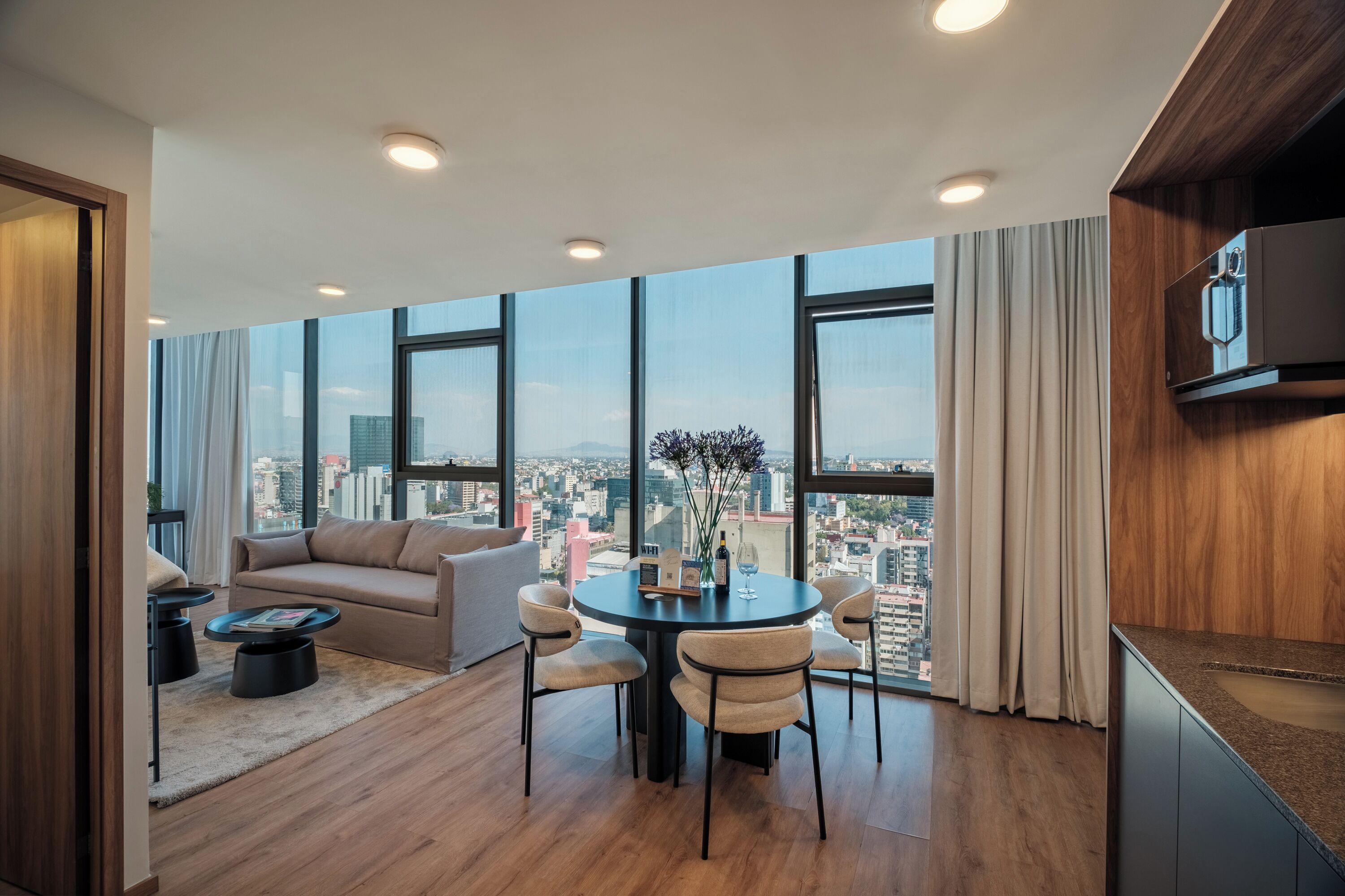 Departamento Deluxe | Área de sala de estar