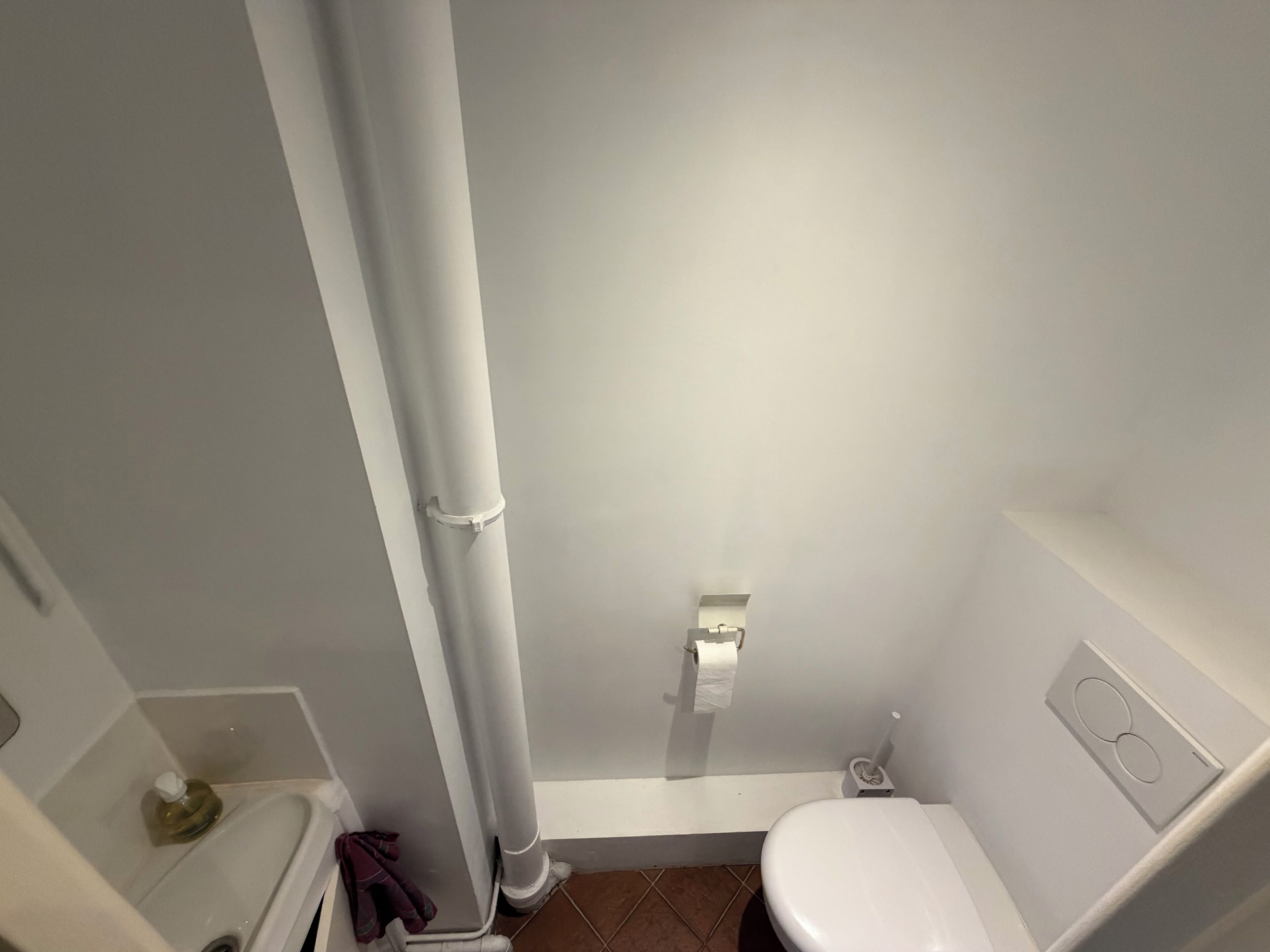 Hair dryer, toilet paper