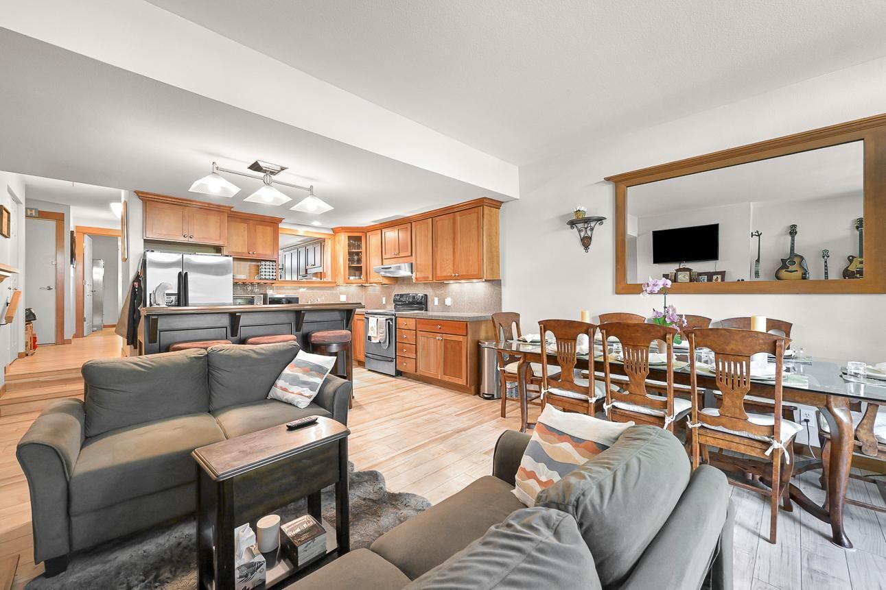 Smart TV, fireplace, DVD player, foosball
