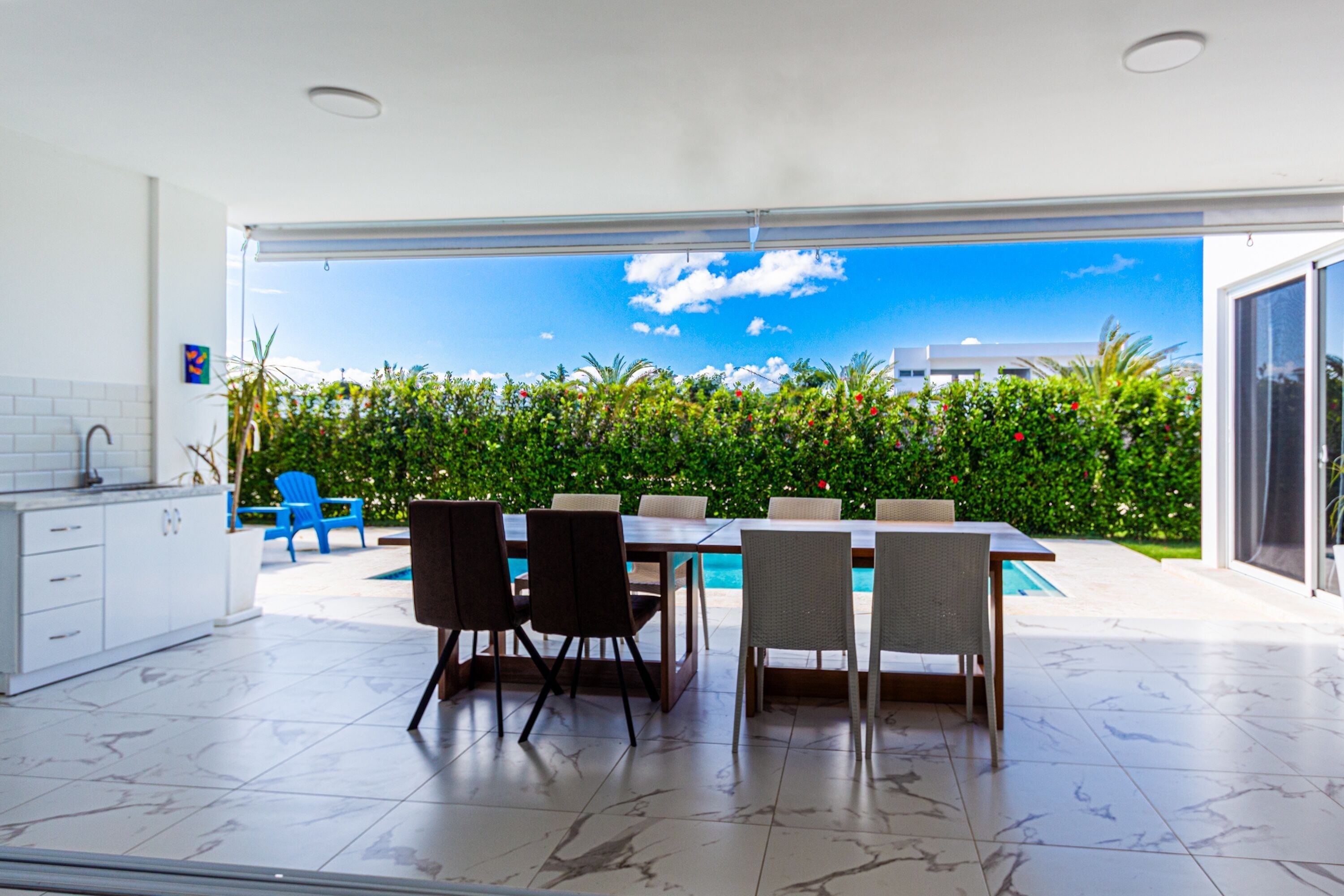 Villa, 3 Bedrooms, Accessible, Private Pool | Tempat makan luar