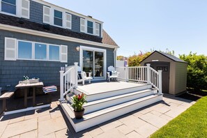 Terrace/patio - Cape Chic Retreat • Beach Walks & Water Views (Yarmouth)