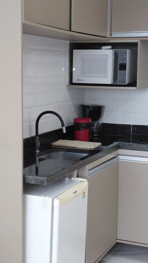 Apartamento Deluxe, cocina, vistas al río | Cocina privada