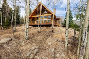 Exterior - Aspen Grove Retreat: Sweeping Views, Fireplace (Angel Fire)