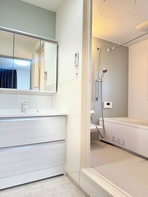 Shower, hair dryer, bidet