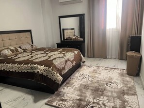3 bedrooms, iron/ironing board, WiFi, bed sheets - Elite House: Garden Oasis 3BR – Mall of Arabia (Giza Governorate)