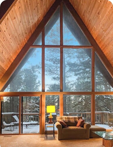 Soothing 3-bedroom cabin in peaceful Angel Fire surrounded by animals and trees.