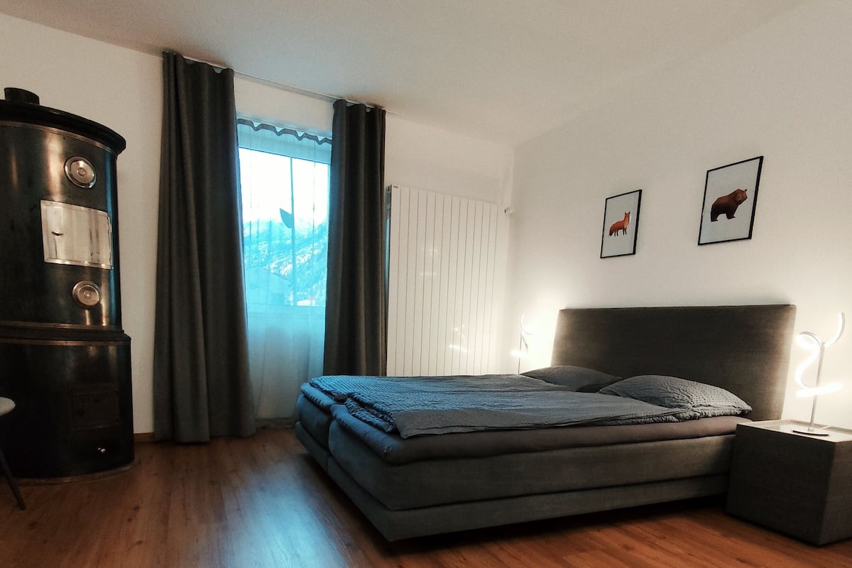 쿼드룸, 더블침대 1개 및 소파베드