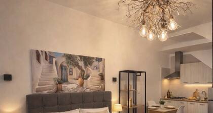 Large studio apartment in the center and not far from the sea